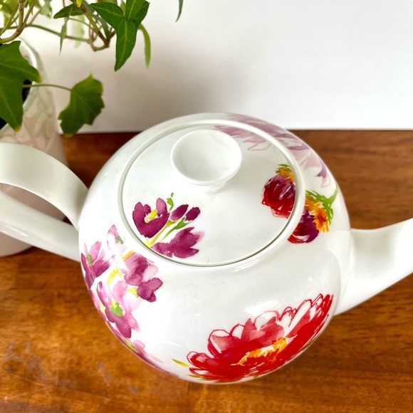 Villeroy and Boch Anmut Flowers Coffee Pot 50.75oz Made in Germany, New no box - Picture 8 of 11